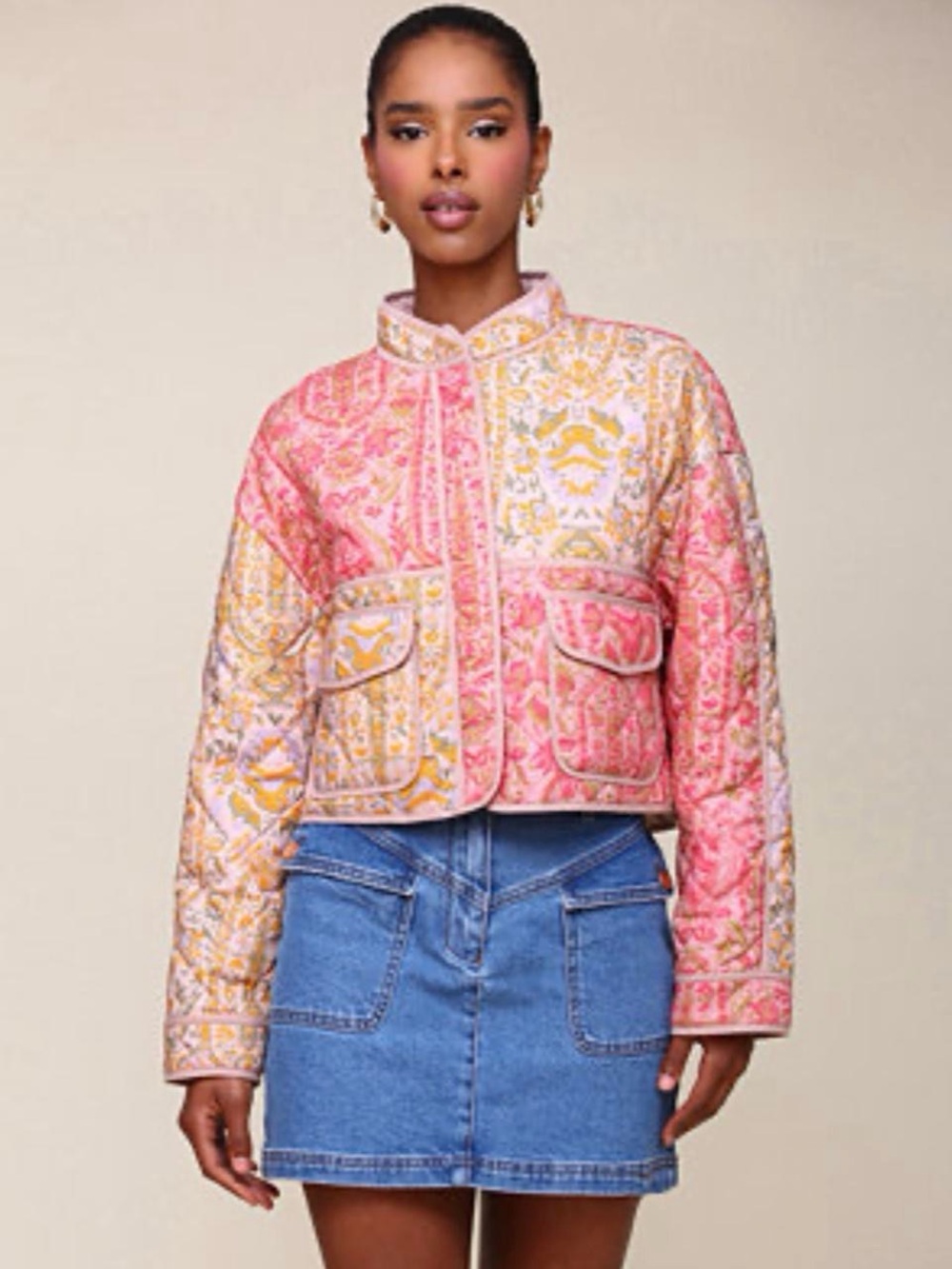 Avec Les Filles Quilted Jacket BNWT